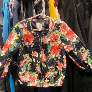 GAP Black Floral Jacket